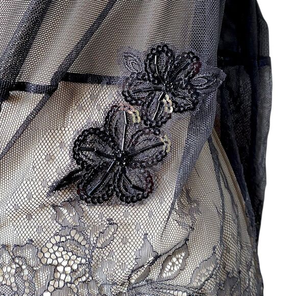 Victorias Secret Sexy Little Things Black Babydoll Sheer Lace Nightie Size 36C - Picture 2 of 5